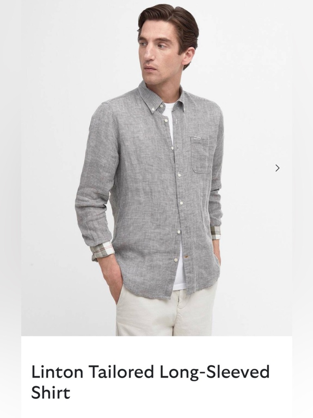 Barbour Linton Tailored Long-Sleeved Shirt

100% Linen. Very good quality